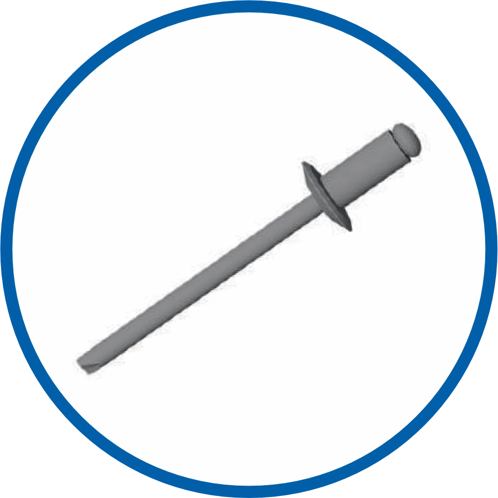 Заклепка вытяжная 4х10